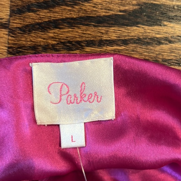 PARKER PINK AND GOLD/ COPPER SEQUINS DRESS - Picture 6 of 6